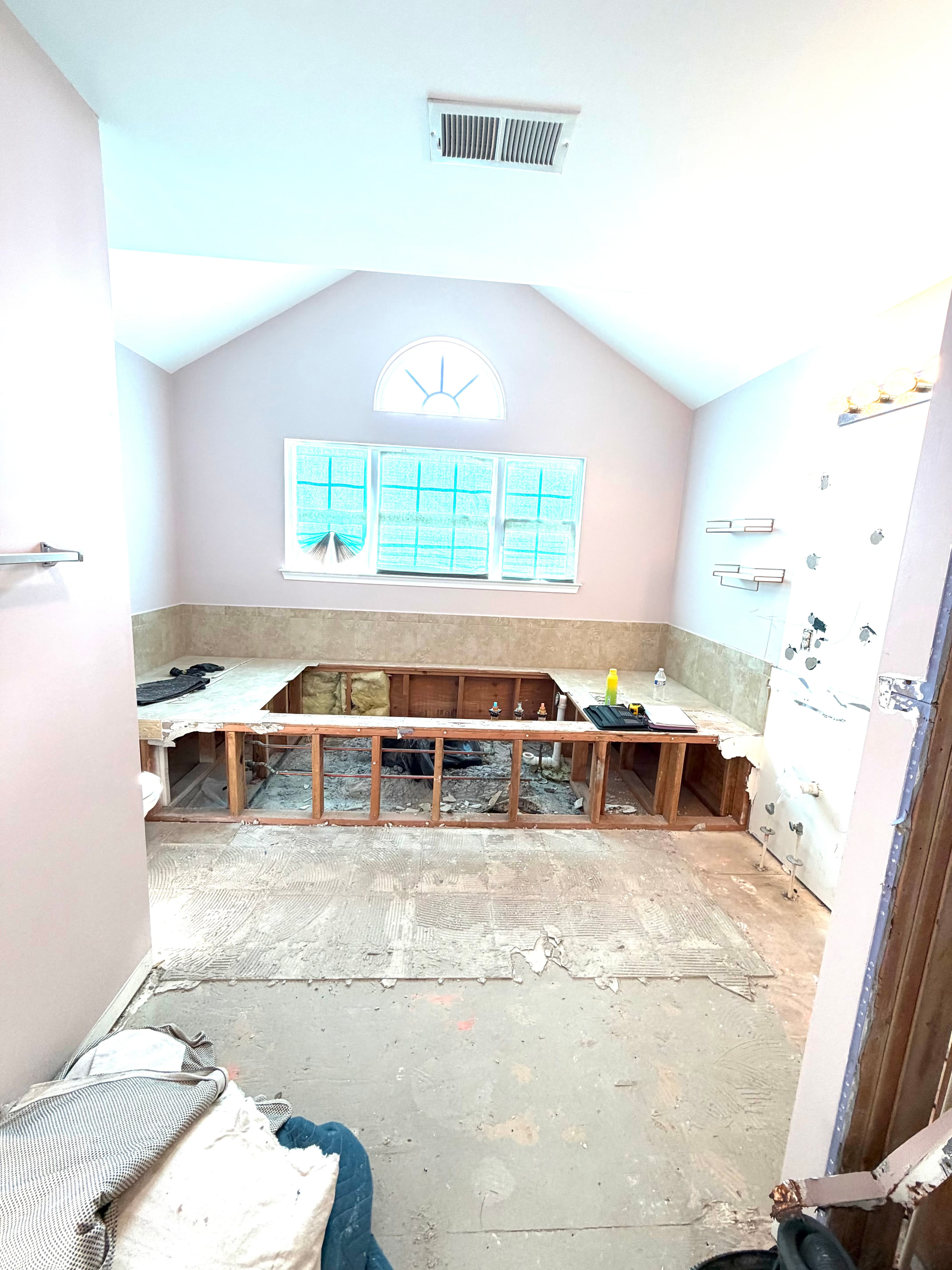 Luxury Master Bathroom Before