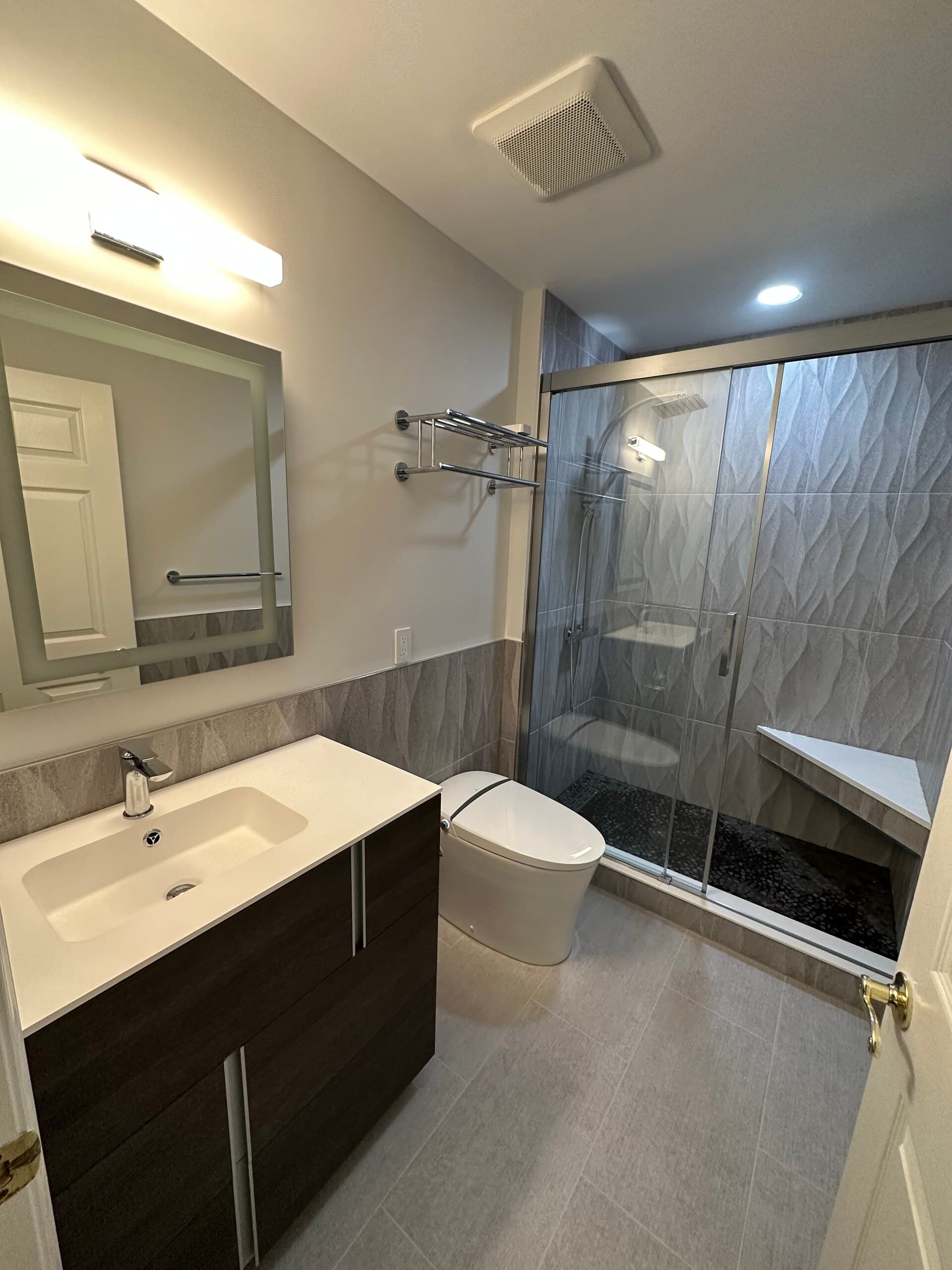 Custom bathroom remodel by Modern Master in Central New Jersey — project 48