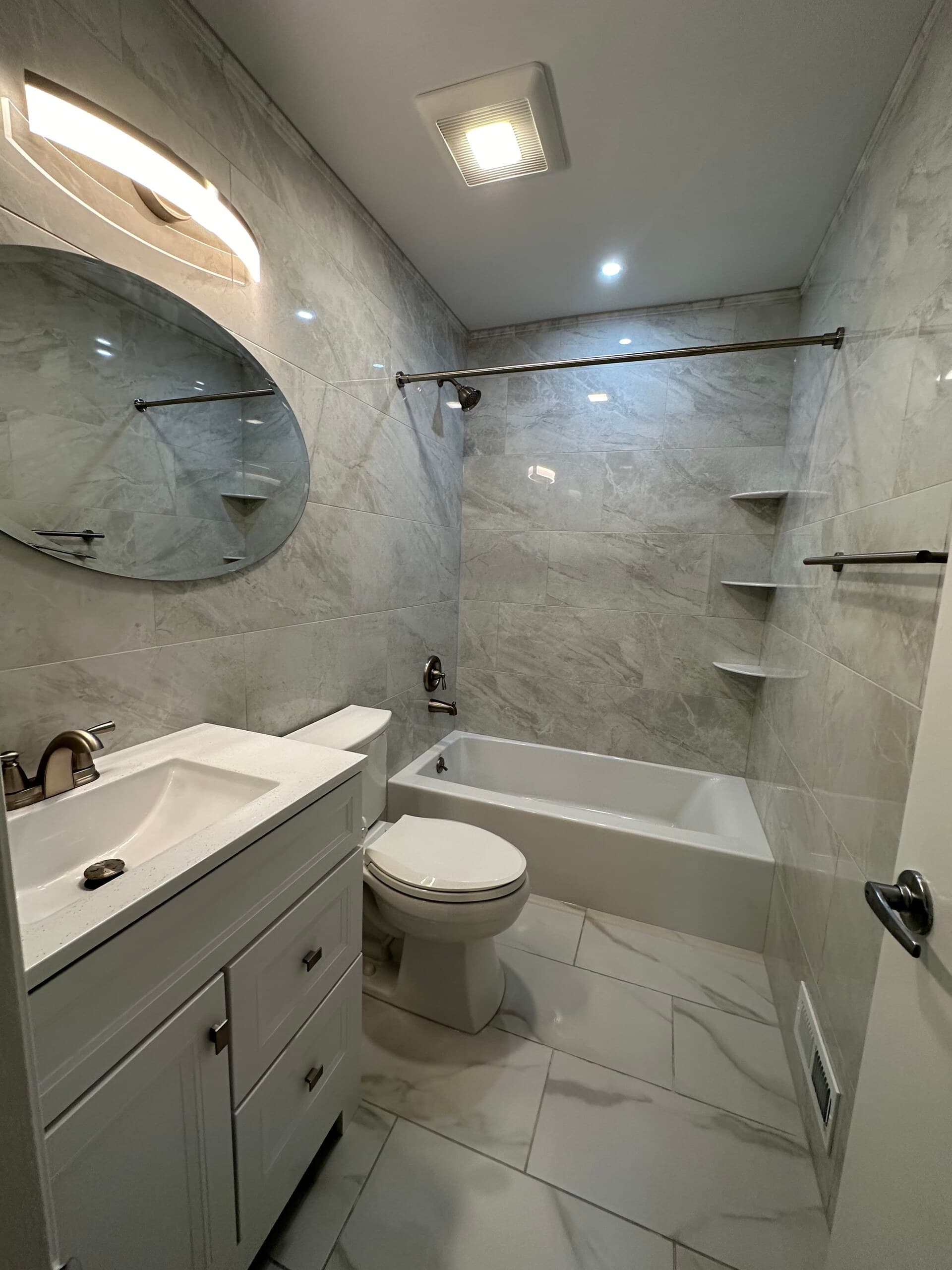 Custom bathroom remodel by Modern Master in Central New Jersey — project 52